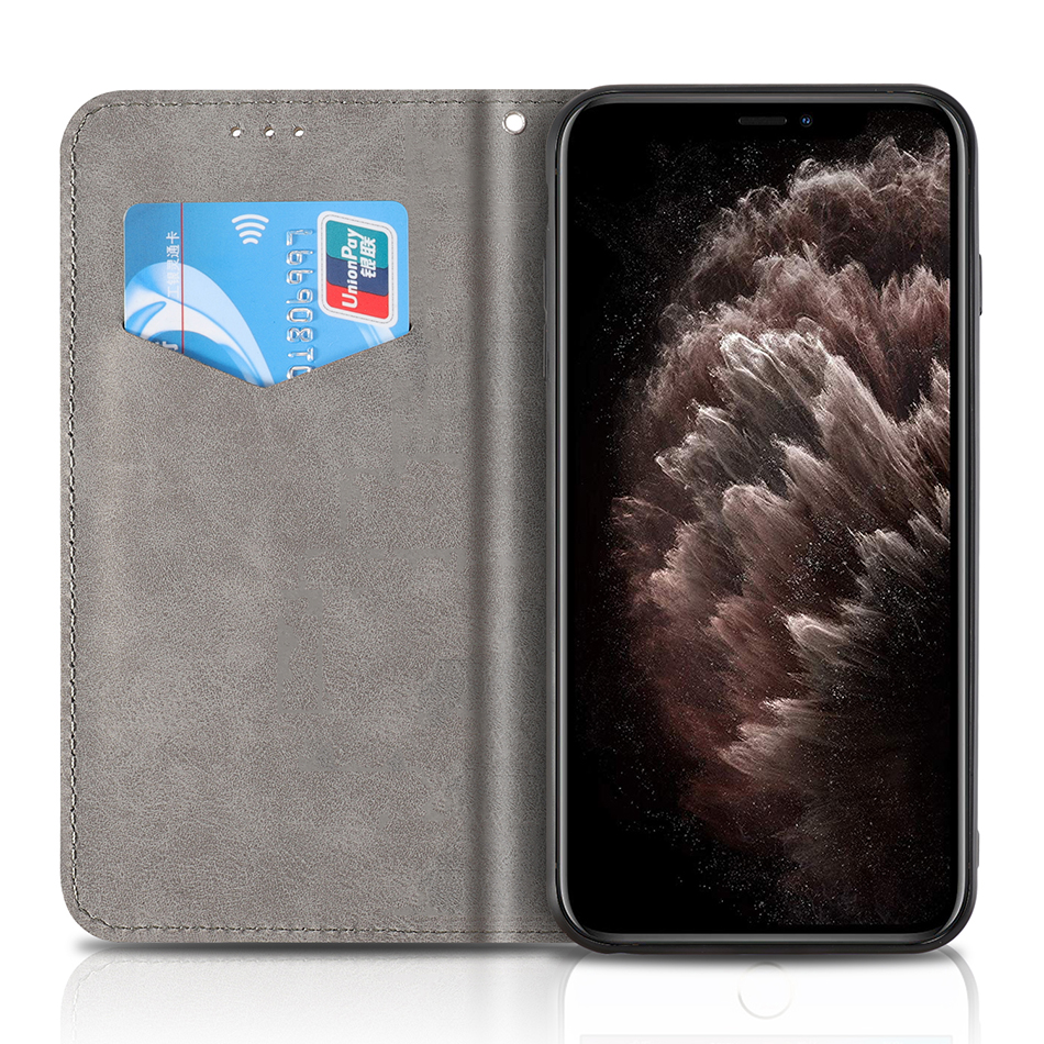 Case Huawei P30 Lite #เคสฝาพับหนัง PU ออกแบบสีทูโทนพร้อมที่เก็บการ์ด PU Leather Tablet Stand Case with Card Storage