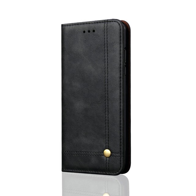 Case Huawei Nova 5T #เคสฝาพับหนัง PU Crazy Horse Texture Retro Leather Auto-absorbed Wallet คุณภาพดี