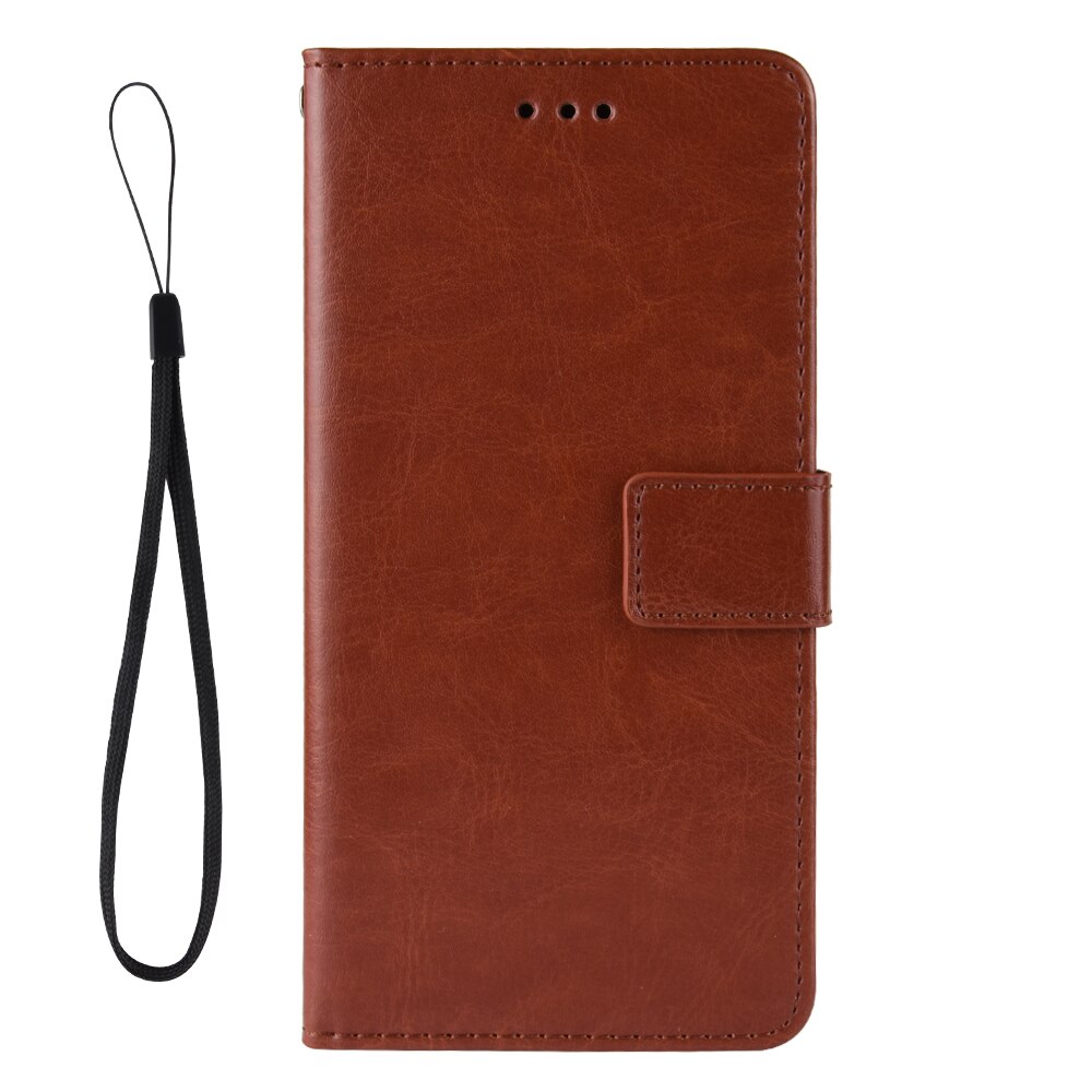 Case Vivo S1 Pro #เคสฝาพับหนัง PU ผิวหนังม้า Crazy Horse Texture Leather Wallet