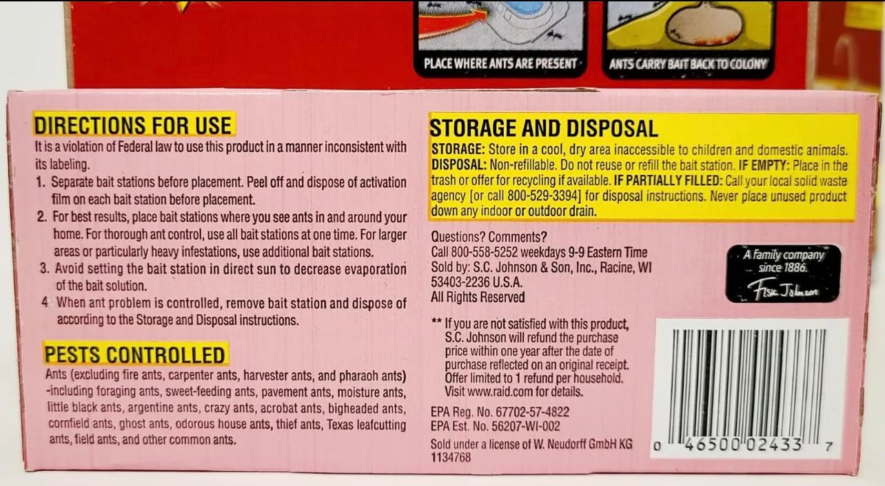 Raid® Max Liquid Ant Bait Kills the Queen and Colony ผลิตภัณฑ์กำจัดมด