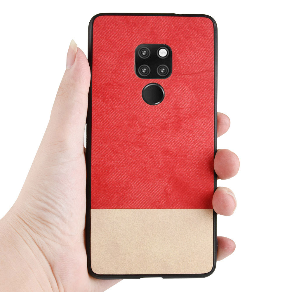 Case Huawei Mate 20 X #เคสฝาหลัง TPU Bi-color Splicing Coated PC + TPU Hybrid