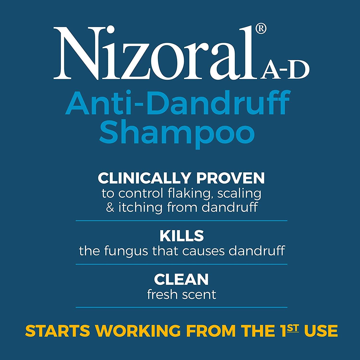 60% Sale!!! Exp.08/25 Nizoral® Anti-Dandruff Shampoo 125ml or 200ml ไนโซรัล แชมพูขจัดรังแค