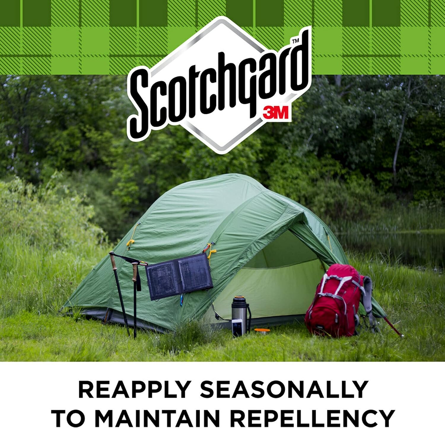 (Scotchgard) 3M Outdoor Water Shield 297g สเปรย์เคลือบกันน้ำ เหมาะสำหรับเสื้อผ้า เต็นท์, เป้, ผ้าใบ, โพลีเอสเตอร์