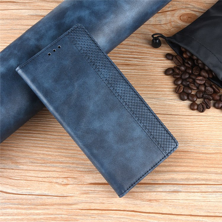 เคส Galaxy Note 10 #เคสฝาพับปกหนังสไตล์วินเทจดูดซับอัตโนมัติแบบกระเป๋าสตางค์