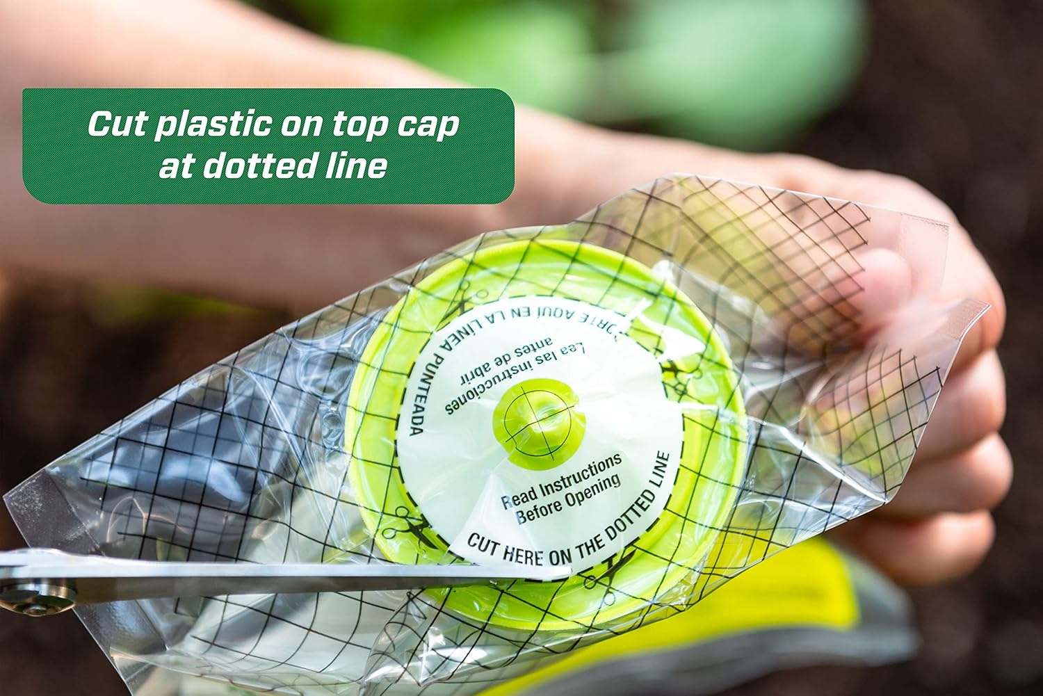 RESCUE® OutDoor Fly Trap กับดักแมลงวัน ที่ดักแมงวัน แบบแขวน สำหรับกลางแจ้ง แบบใช้แล้วทิ้ง