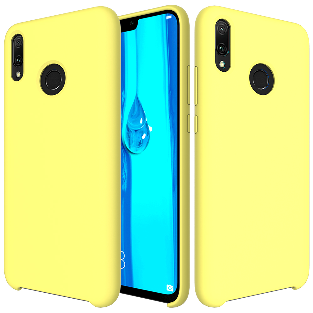 Case Huawei Y9 (2019) #เคสฝาหลังซิลิโคนนิ่มคุณภาพดี Liquid Silicone Back Case