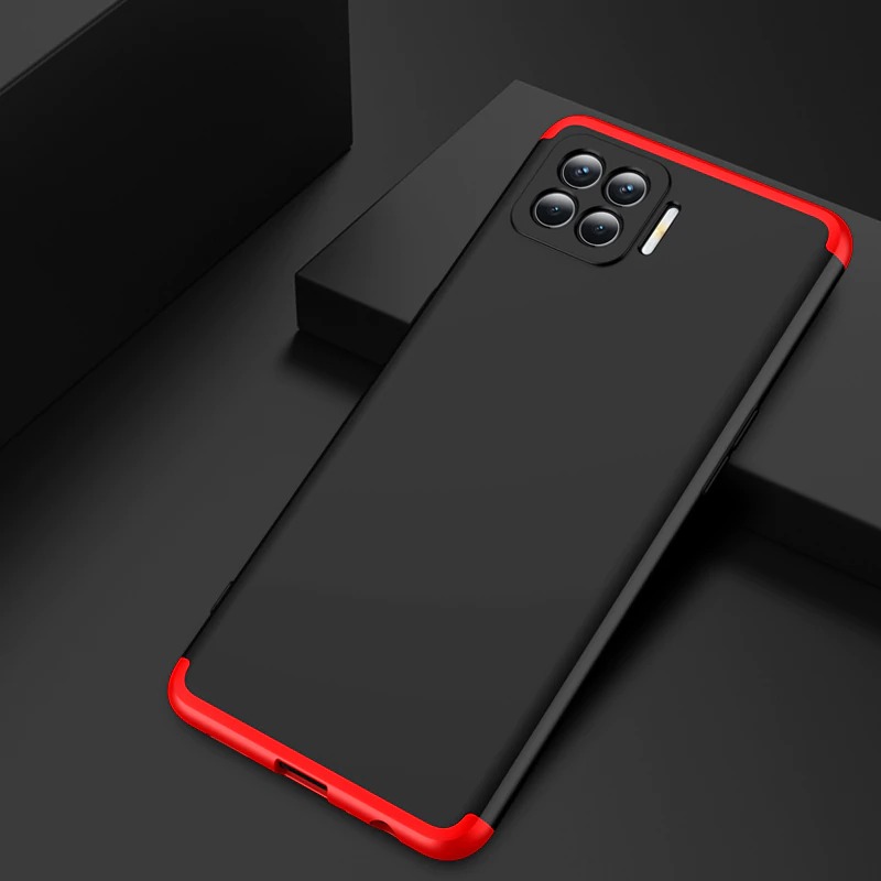 Case oppo A93 #เคสฝาหลังพลาสติกแข็ง Detachable All-wrapped Matte แยกชิ้นได้