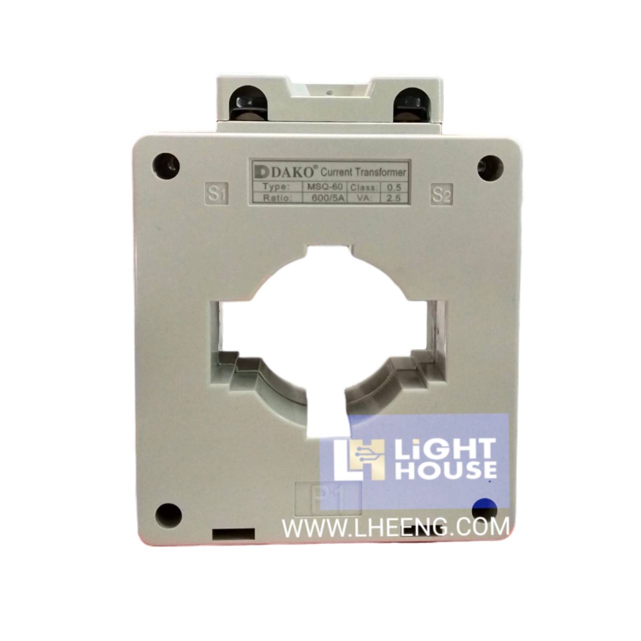 CT เคอเร้นท์ CURRENT TRANSFORMER แบบแกนคล้องสาย รุ่น MSQ-60 (400/5A,500/5A,600/5A,800/5A)