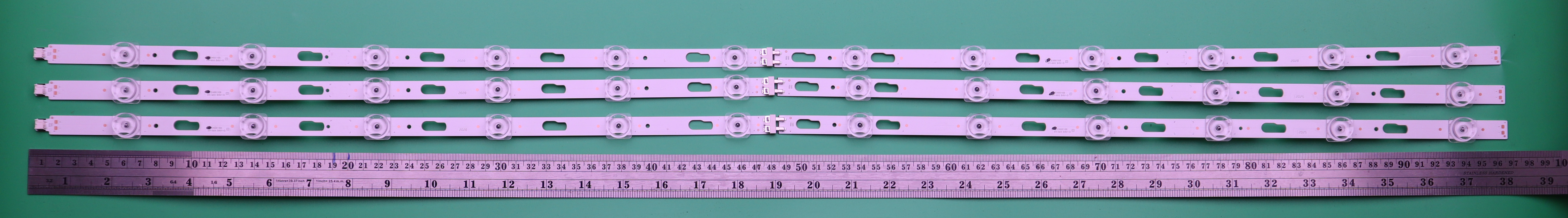 LED BACKLIGHT SAMSUNG UA50TU7000 UA50TU8000 UA50TU8100 ORIGINAL 6 + 6 X 3