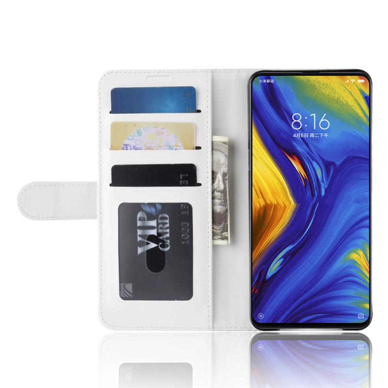 เคส Xiaomi Mi Mix 3 #เคสฝาพับหนัง PU ผิวหนังม้าสไตล์กระเป๋าสตางค์เคสคุณภาพดีราคาถูก