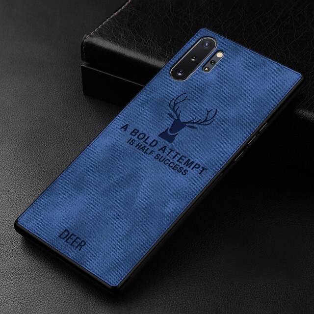 Case OPPO Reno 4 4G#เคสฝาหลังเคลือบผิวผ้า PC + TPU Retro Velvet Cloth Coated