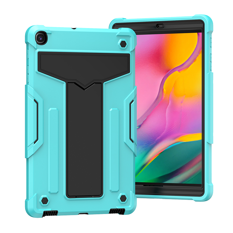เคส Samsung Galaxy Tab A 8.0 (2019) SM-T290 SM-T295 SM-T297 #เคสฝาหลังกันกระแทกมีขาตั้ง Kickstand PC Silicone Armour Defender