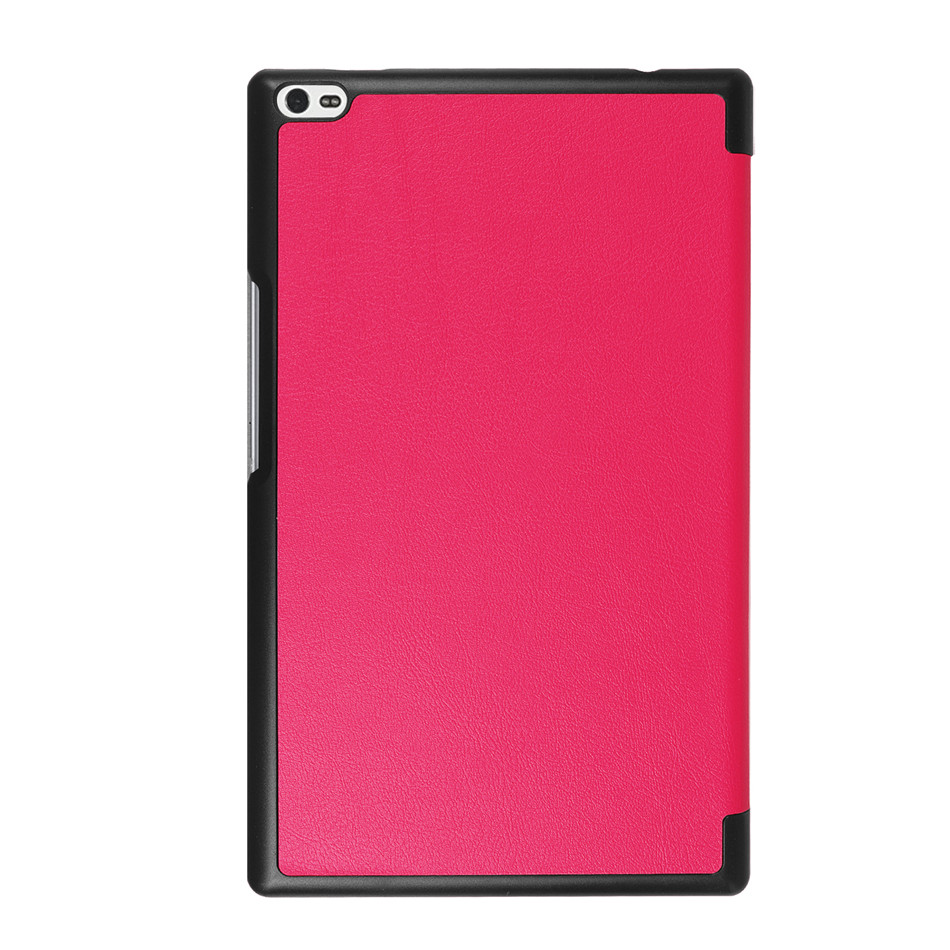 Case Lenovo TAB4 8 นิ้ว TB-8504F, TB-8504N, 8 inch #เคสฝาพับแบบ 3 พับ Tri-fold Stand Flip Leather Protective