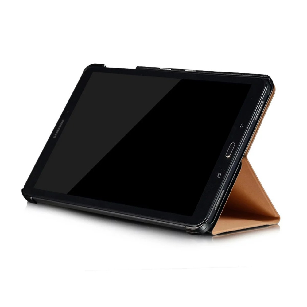 เคส Samsung Galaxy Tab A 10.1 (2016) with S Pen P580 P585 #เคสฝาพับหนัง PU Sand-like Texture Stand Smart Leather