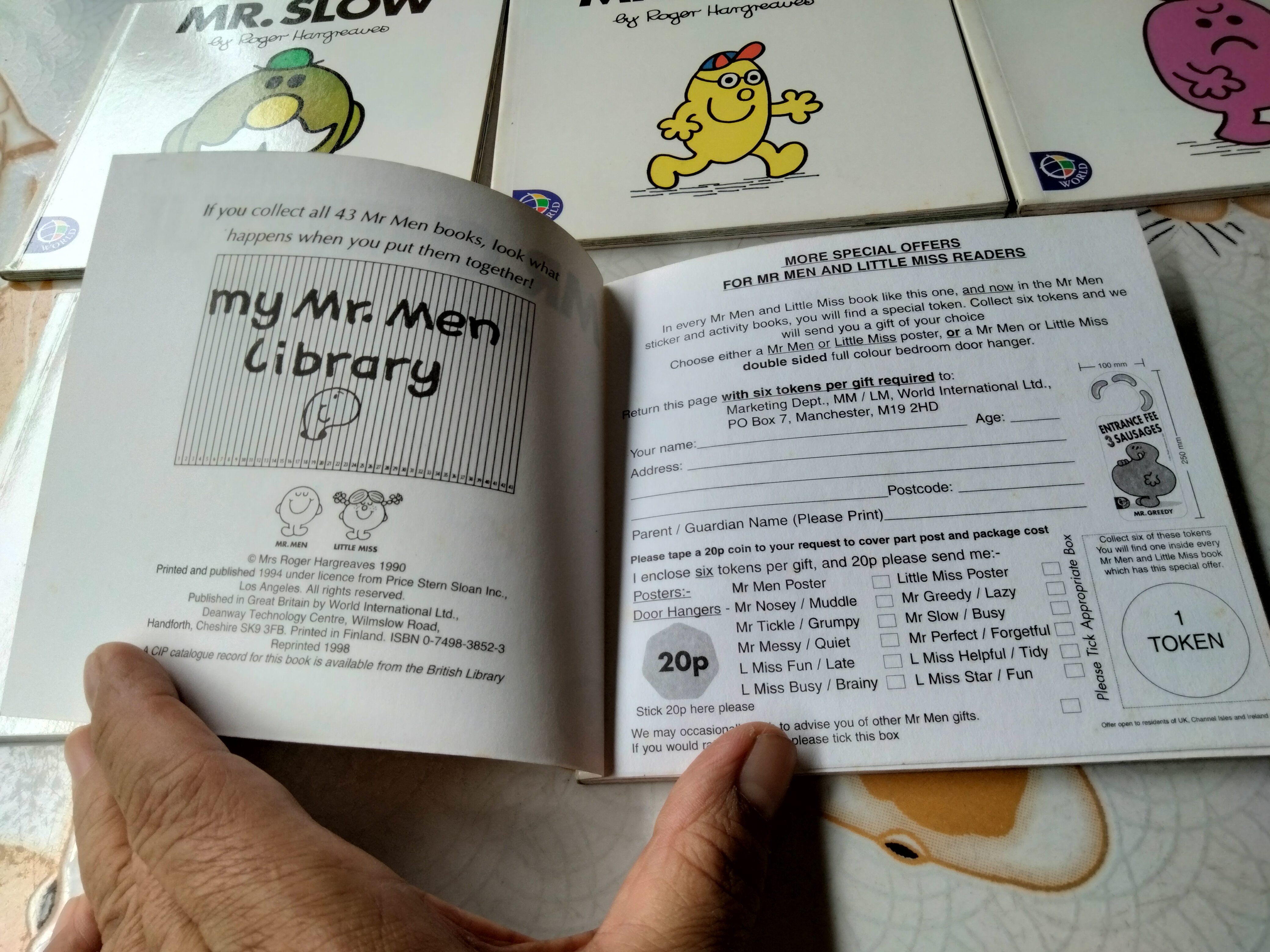 นิทานภาพชุด My Mr.Men Library (มีแค่ 41 เล่มจาก 43 เล่ม - ขาด 22,32) ฉบับพิมพ์ปี 1998