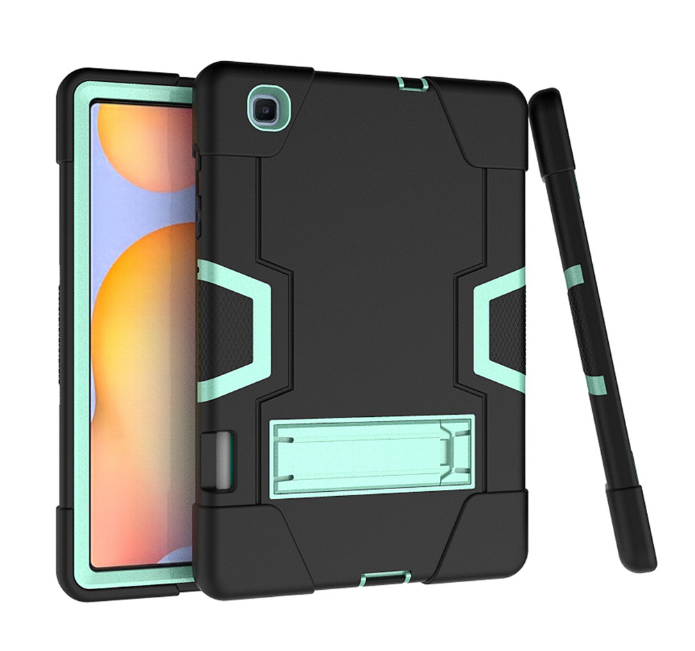 Case Samsung Galaxy Tab S6 Lite 10.4 SM-P610 SM-P615 SM-P617 #เคสฝาหลังกันกระแทก Full Protection Case 3 in 1 Bracket S-pen Slot