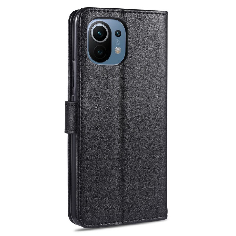เคส Xiaomi Mi 11 #เคสฝาพับหนัง PU มีช่องใส่บัตร AZNS Wallet Leather Stand Phone Cover