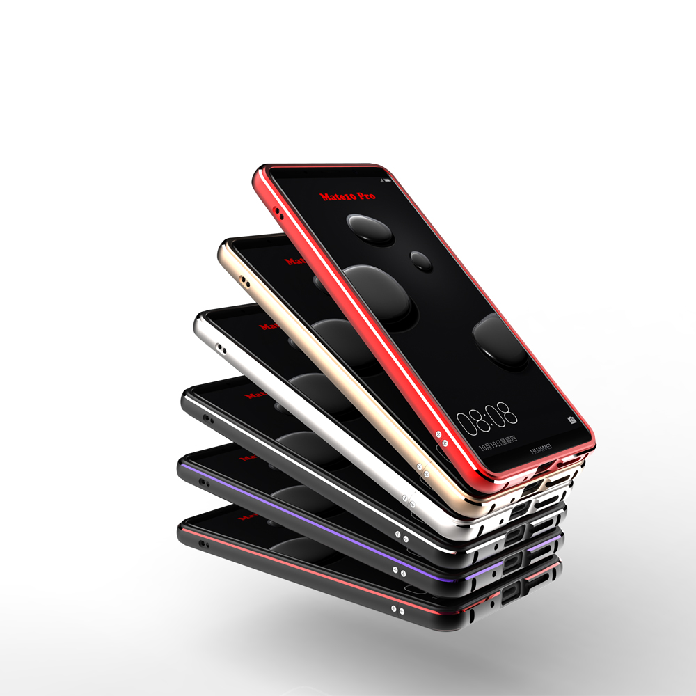 เคส Huawei Mate 10 Pro Hybrid Case แผ่นหลังพลาสติกโปร่งใส + กรอบโลหะกันกระแทก #เคสคุณภาพดีราคาถูก
