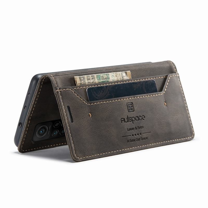เคส Samsung Galaxy S20 FE / S20 FE 5G #เคสฝาพับหนัง PU แบบกระเป๋าสตางค์ AUTSPACE Series RFID Blocking Retro Matte Leather Wallet