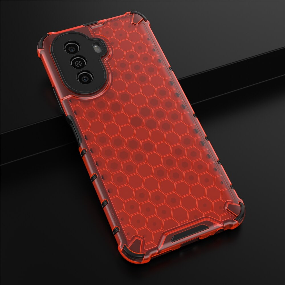 เคส Huawei Nova Y70 #เคสฝาหลังกันกระแทก Honeycomb Shock Absorber TPU + PC + Silicone Hybrid
