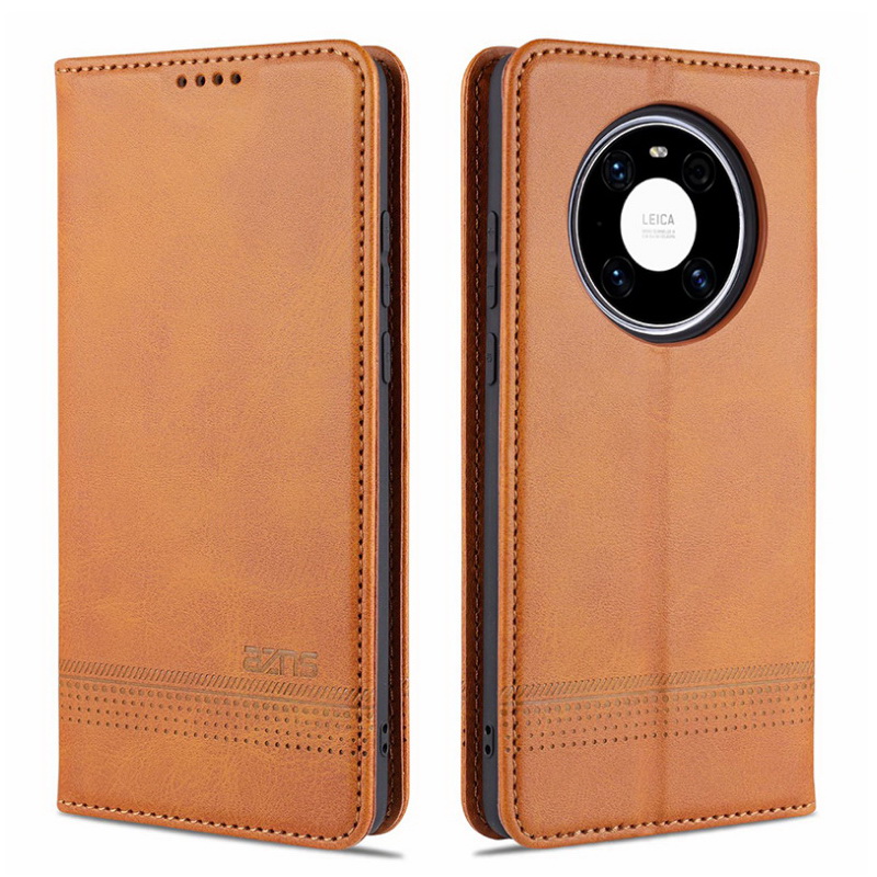 เคส Huawei Mate 40 Pro #เคสฝาพับ AZNS สไตล์ Retro หนัง PU มีช่องเสียบการ์ด