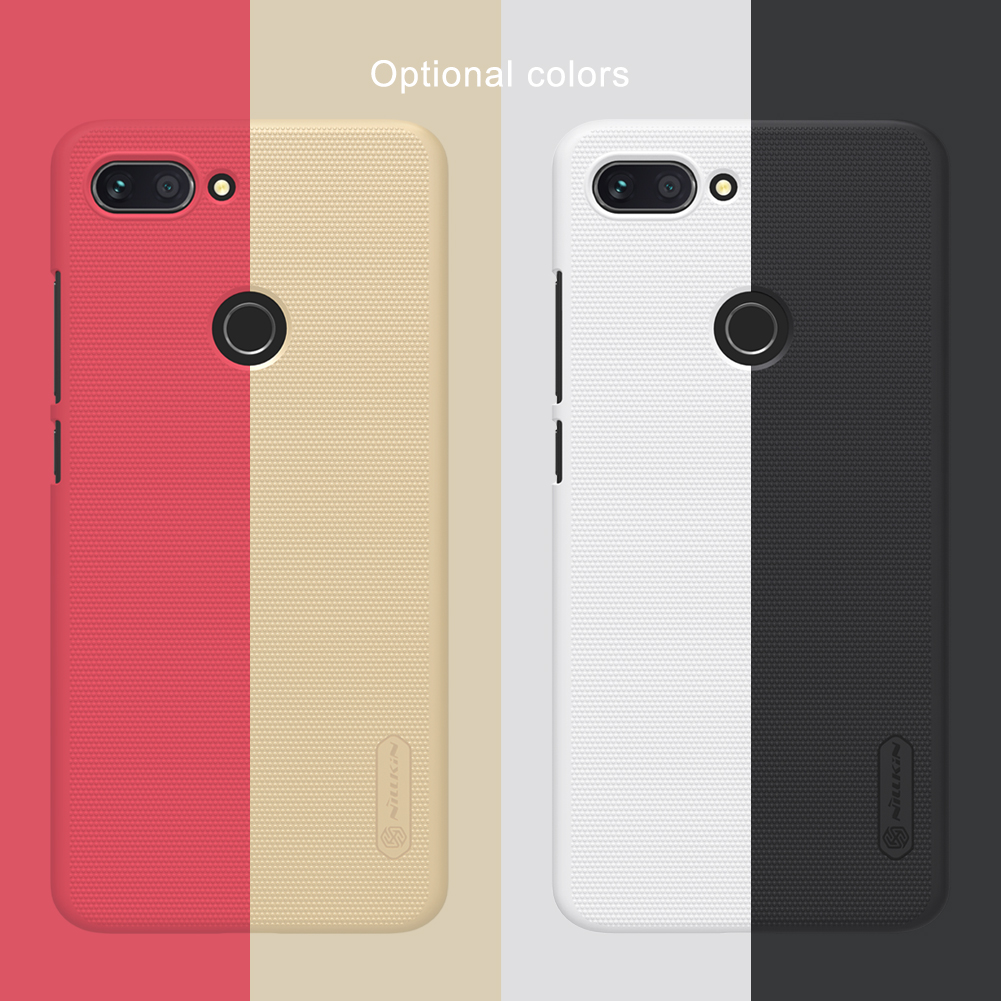 Case Xiaomi Mi 8 Lite #เคสฝาหลังแข็ง NILLKIN แท้รุ่น Super Frosted Shield Hard Cover คุณภาพดี