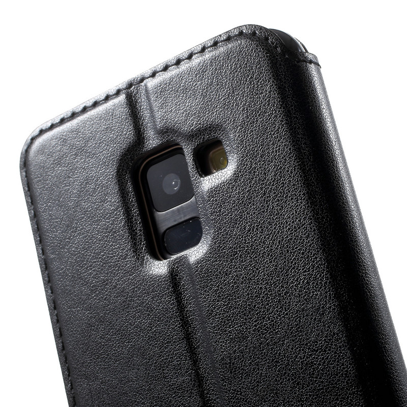 เคส Samsung Galaxy A8 (2018) #เคสฝาพับมีช่องวิว ROAR KOREA View Window Noble Leather Flip