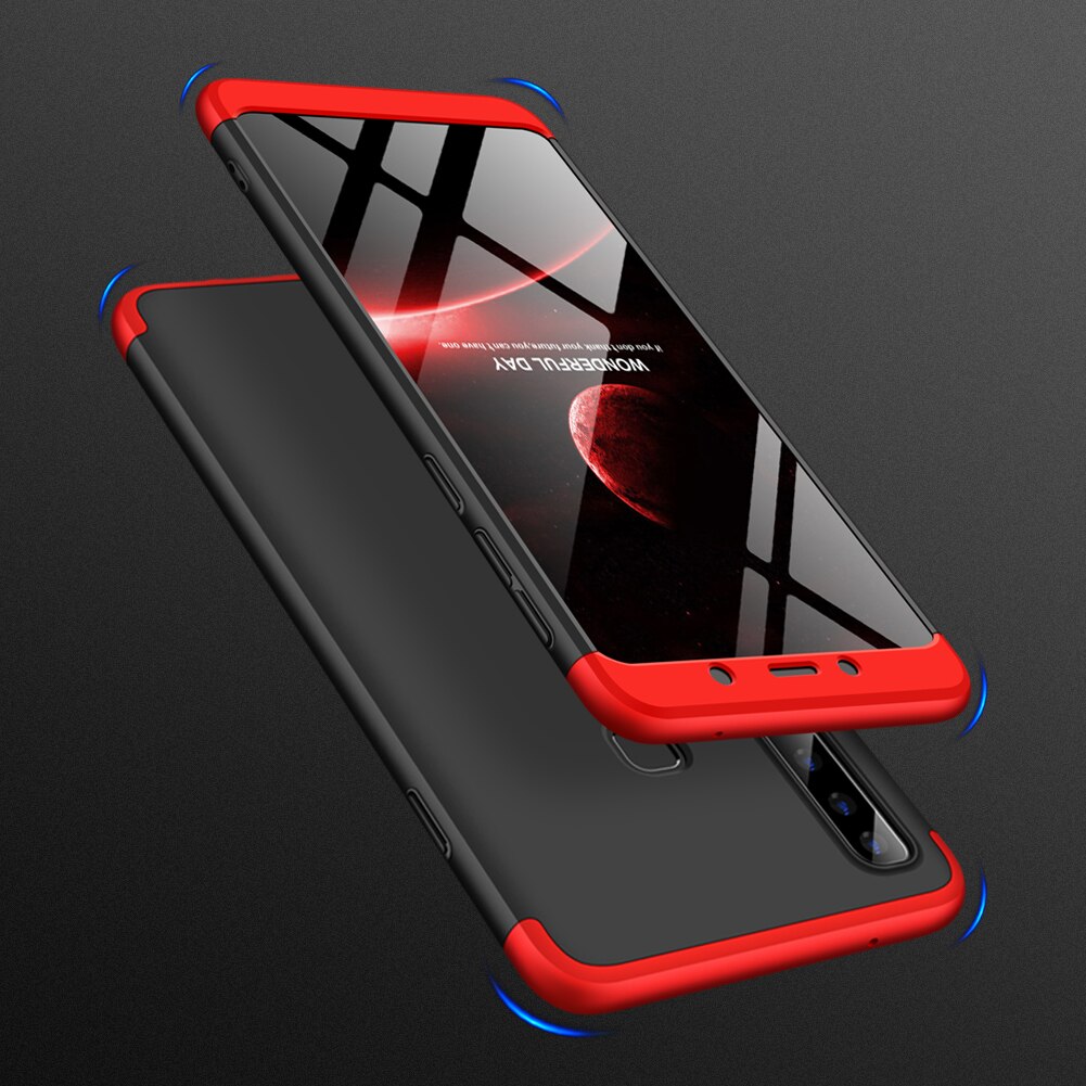้เคส OPPO A7 / A5s / AX5s #เคสฝาหลังพลาสติกแข็ง Detachable All-wrapped Matte แยกชิ้นได้ (สินค้าพร้อมส่ง)