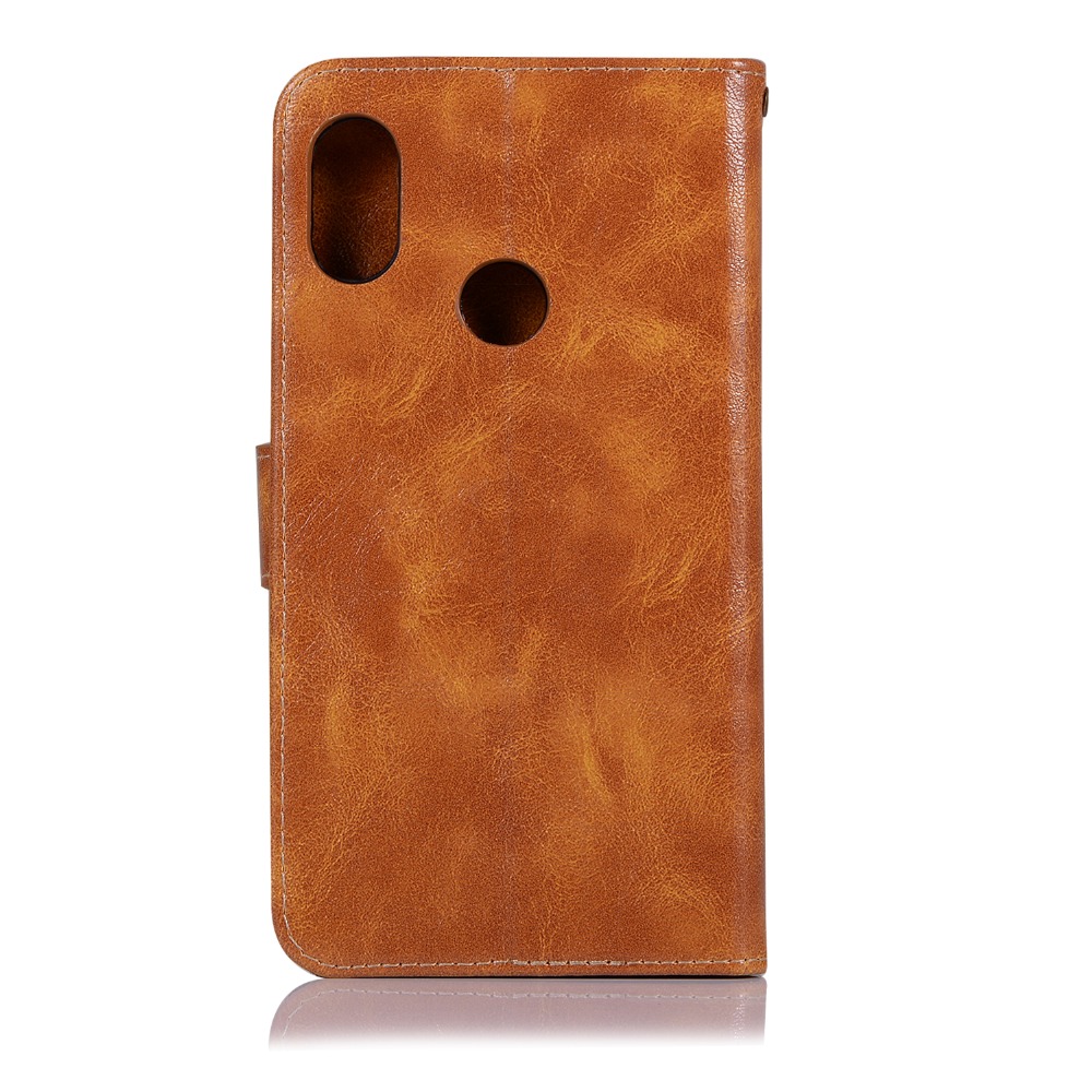 เคส Honor 8X #เคสฝาพับเกรดพรีเมี่ยมแบบกระเป๋าสตางค์ Premium Vintage PU Leather Wallet