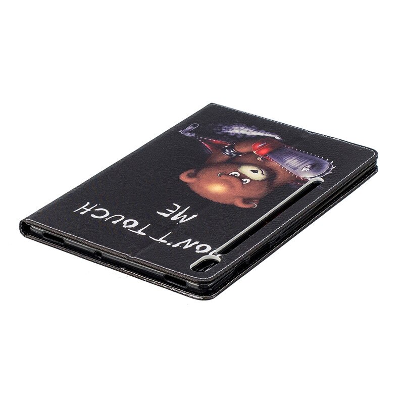 เคส Samsung Galaxy Tab S6 10.5 SM-T860 SM-T865 #เคสฝาพับสไตล์กระเป๋าสตางค์พิมพ์ลายสวยๆ Pattern Printing Magnetic Leather