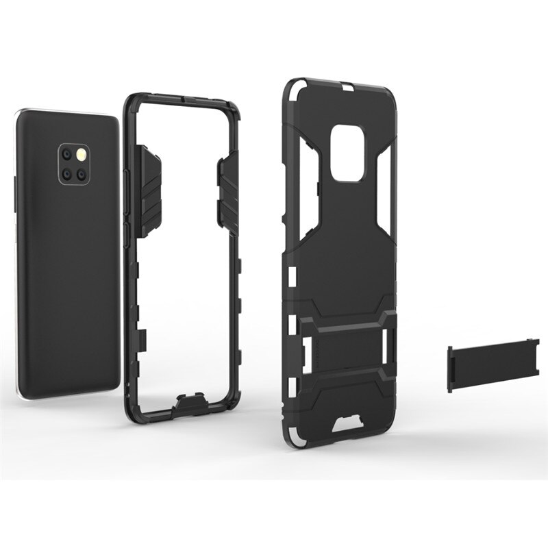 Case Huawei Mate 20 Pro #เคสฝาหลังพลาสติก ไฮบริด TPU + Kickstand (สินค้าพร้อมส่ง)
