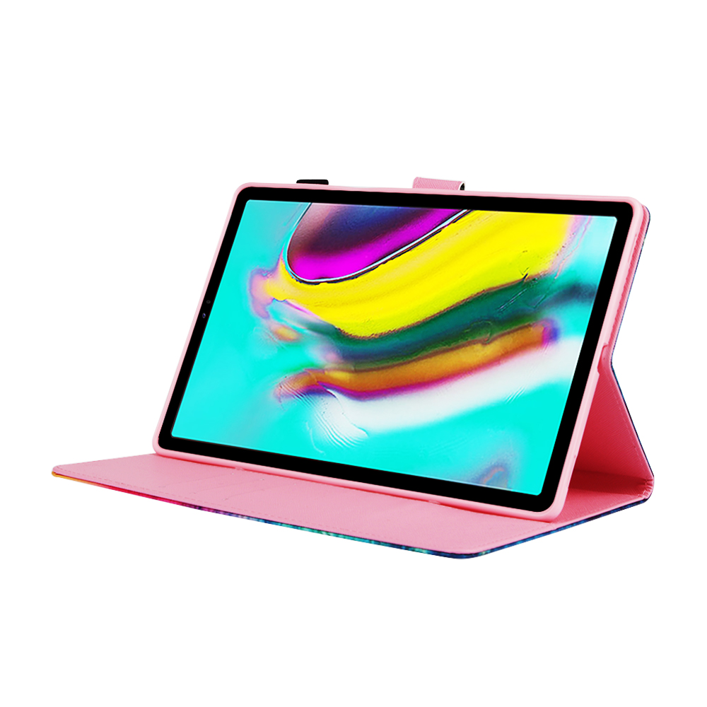 Case Samsung Galaxy Tab A 10.1 (2019) T510 T515 #เคสฝาพับหนัง PU พิมพ์ลวดลาย Pattern Printing Magnetic Wallet Leather