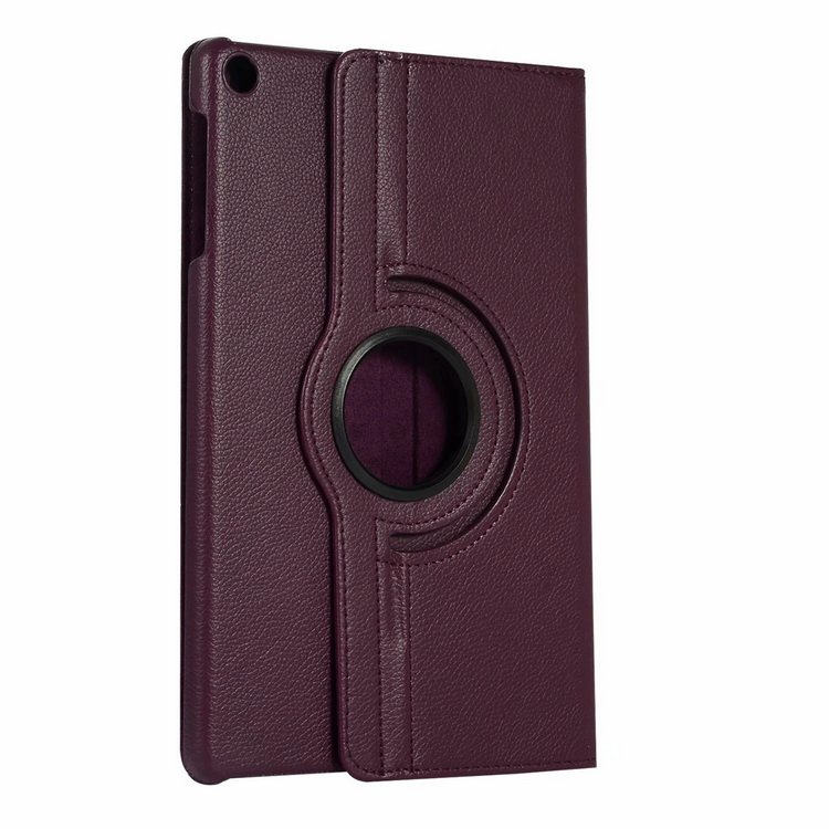 Case Samsung Galaxy Tab A7 10.4" 2020 (T500,T505,T507) #เคสฝาพับหนังผิวลิ้นจี่ Litchi Grain 360 Degree Rotary