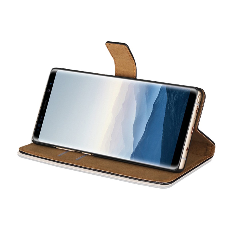 เคส Samsung Galaxy Note 8 #เคสฝาพับหนังแยก Split Leather Wallet ปิดแม่เหล็กสีสันสวยงาม