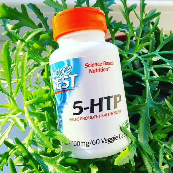 Doctor's Best® 5-HTP 100mg 60 Veggie Caps ลดความวิตกกังวล ช่วยให้จิตใจสงบ ผ่อนคลาย ช่วยในการนอนหลับ