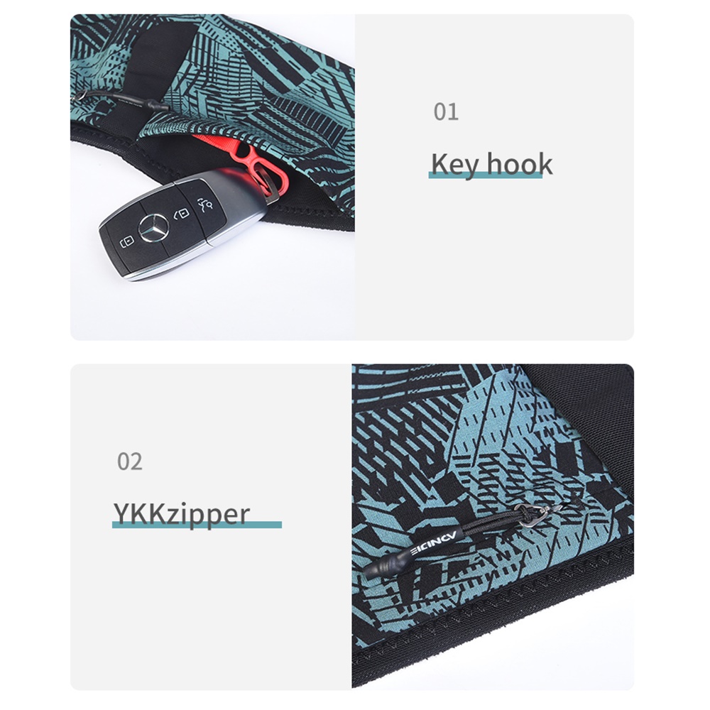 กระเป๋าคาดเอววิ่ง AONIJIE SPORT WAIST BAG ทรงสปสปอร์ตดีไซน์ไม่เหมือนใคร (A28)