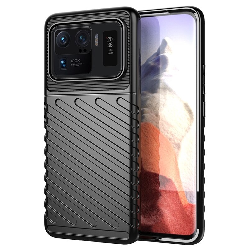 Case Xiaomi Mi 11 Ultra #เคสฝาหลัง TPU อ่อน Thunder Series Twill Texture Soft TPU