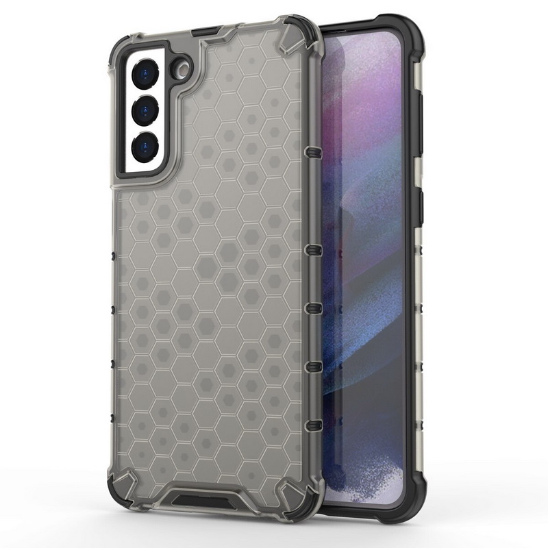 เคส Samsung Galaxy S22 5G #เคสฝาหลังกันกระแทก Honeycomb Shock Absorber TPU + PC + Silicone Hybrid