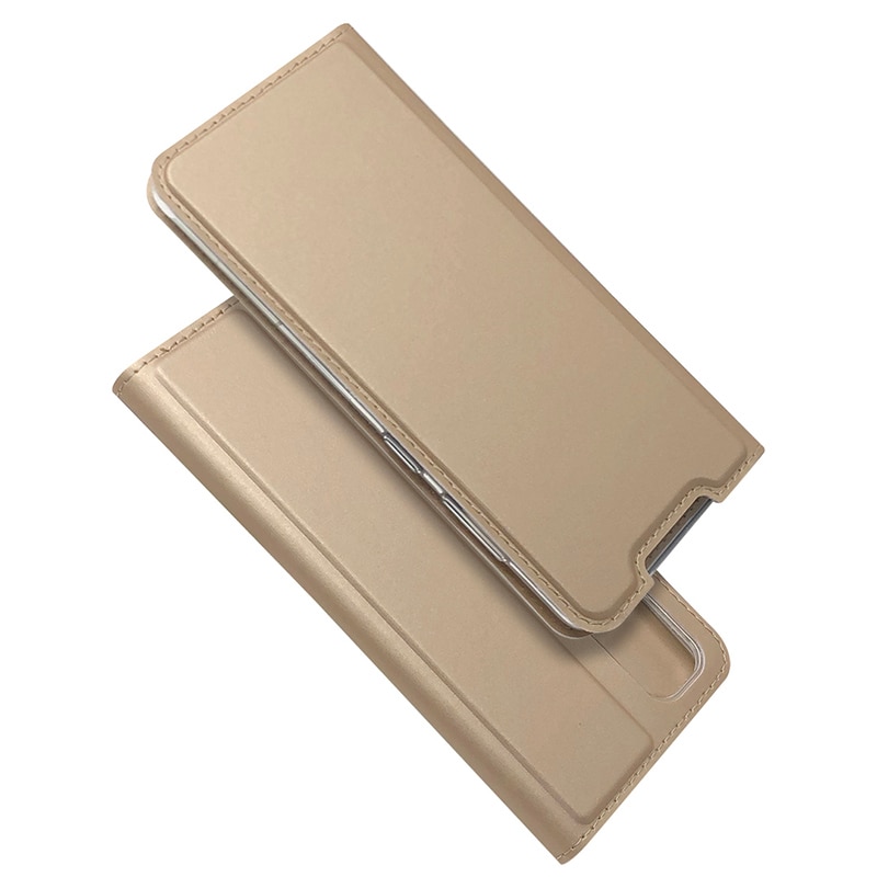 เคส Samsung Galaxy S10 Lite #เคสแบบฝาพับหนัง PU Magnetic Adsorption Stand Leather Card Holder