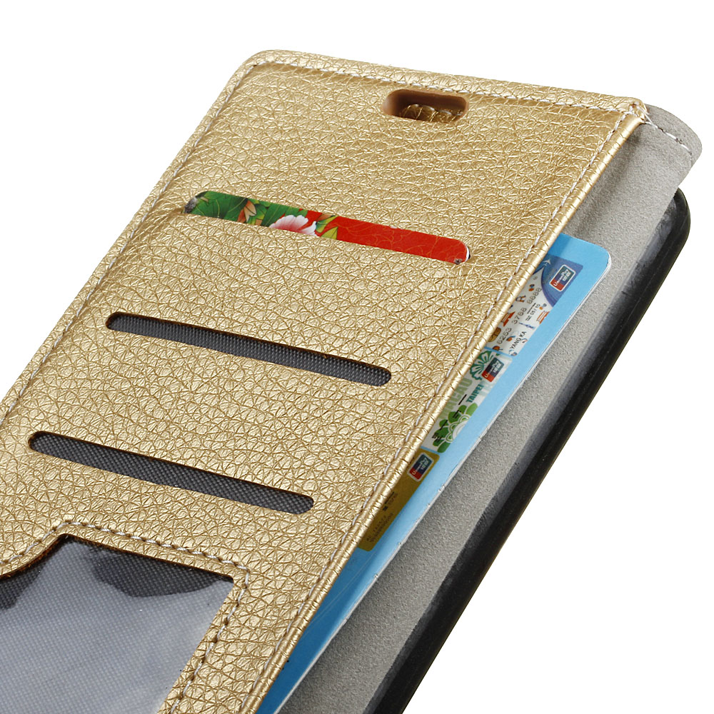 เคส Huawei P30 Pro #เคสฝาพับแบบกระเป๋าสตางค์หนัง PU ผิวลิ้นจี่ Litchi Grain Wallet