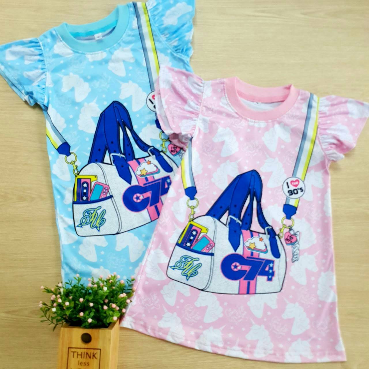 เดรสเด็กลาย Unicorn