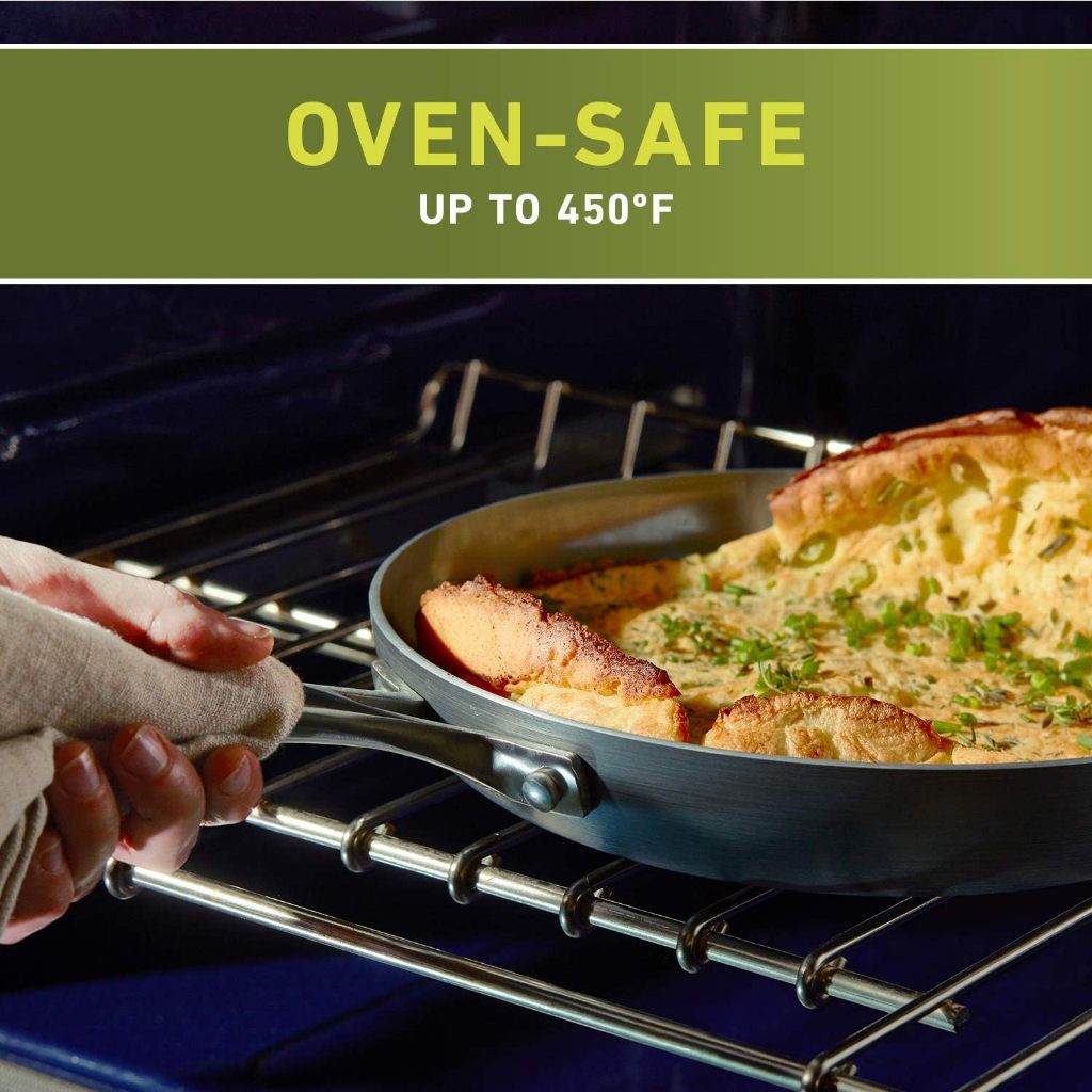 (Pre Order) Calphalon® Classic Oil Infused Ceramic Nonstick Release Frying Pan Size 8" or 10" คาลฟาลอน คลาสสิก ชุดกระทะ