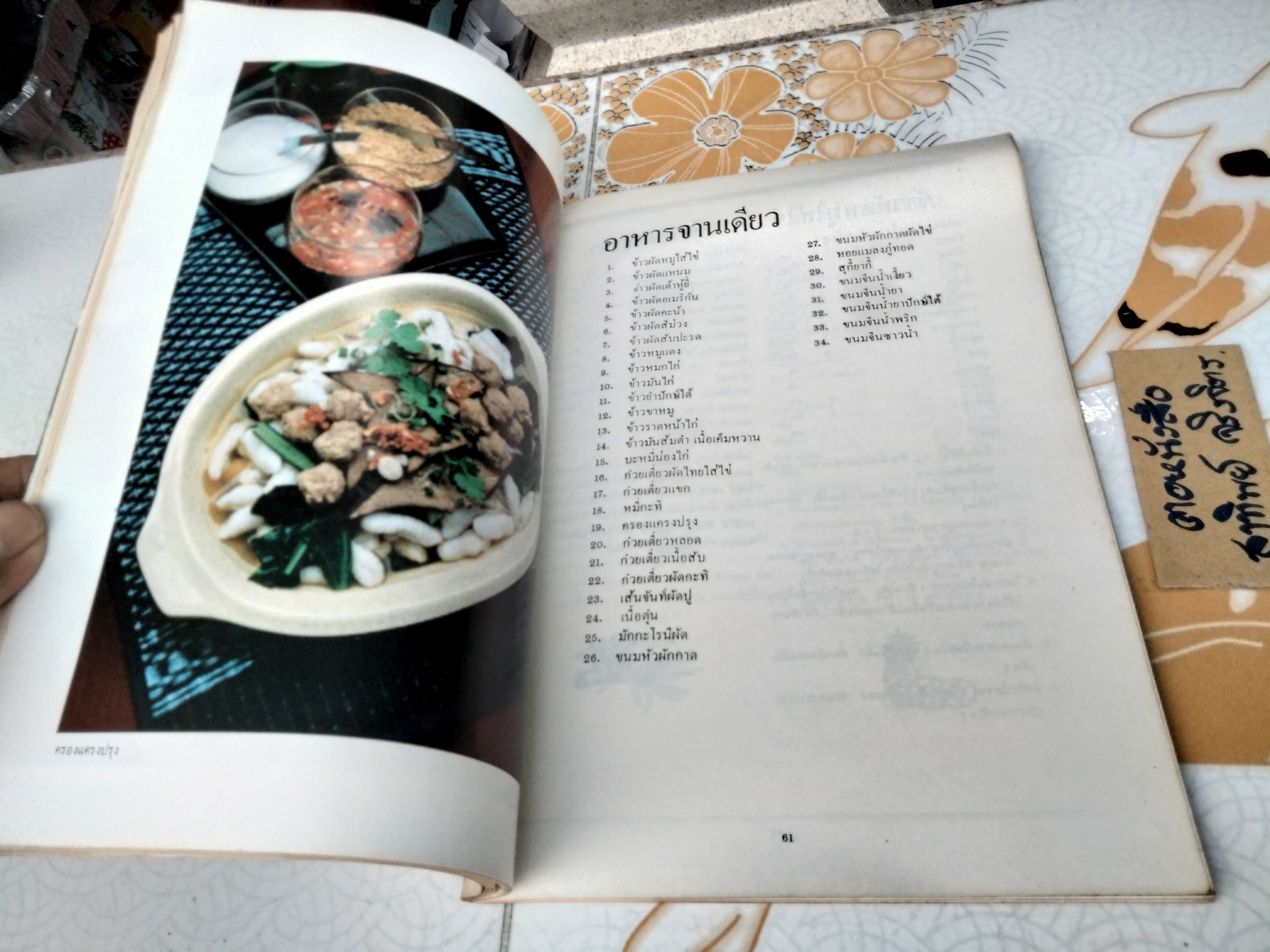 อาหารไทย โดย จันทร ทศานนท์, มณี สุวรรณผ่อง , ศรีสมร คงพันธุ์ **สินค้าหมด**