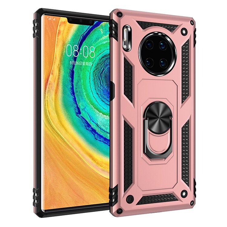 Case Huawei Mate 30 Pro #เคสฝาหลัง Hybrid TPU+PC มีแหวนสวมนิ้ว