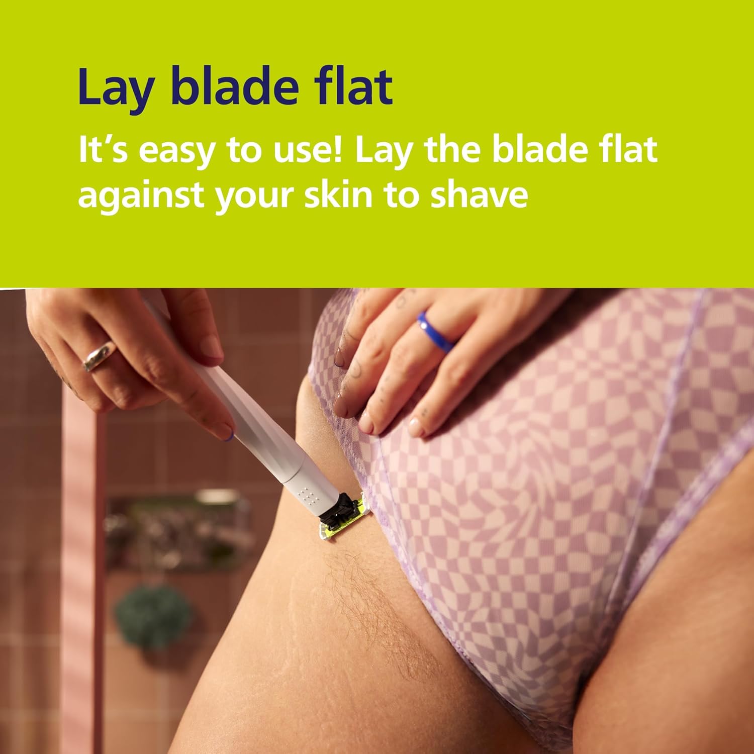 Philips® Norelco OneBlade Intimate Trim & Shave QP1924/70 ฟิลิปส์ เครื่องตัดแต่งขนร่างกาย