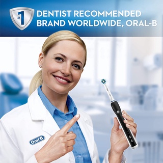 Oral-B® Pro 1000 Electric Rechargeable Toothbrush Pro1000 แปรงสีฟันไฟฟ้า แบบชาร์จไฟได้ แถมอะแดปเตอร์50W ออรัลบี