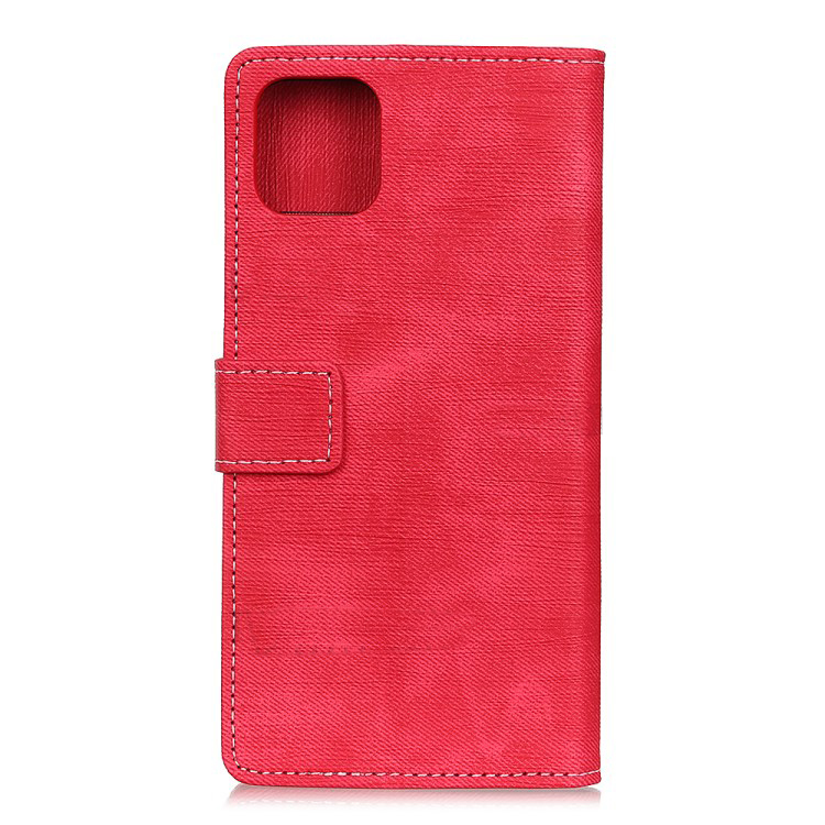 Case Samsung Galaxy Note 10 lite #เคสฝาพับหนัง PU ผิวยีนส์ผ้ากระเป๋าสตางค์ Jeans Cloth Wallet Stand Leather