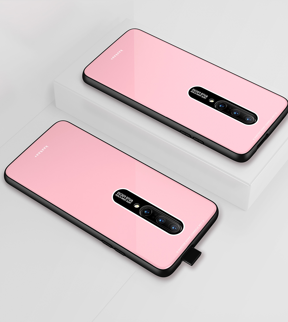 เคส OnePlus 7 Pro #เคสฝาหลังอะคริลิกทนรอยขีดข่วนผิวมันวาว + TPU + PC