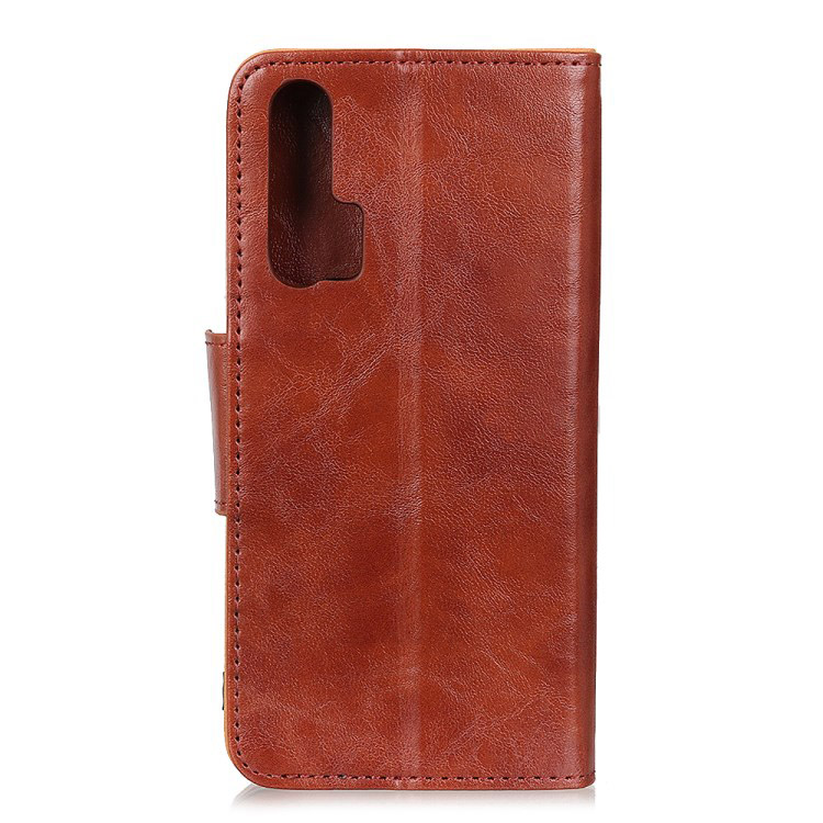 เคส Huawei nova 6 #เคสฝาพับหนังแยกคุณภาพดี Crazy Horse Split Leather Wallet