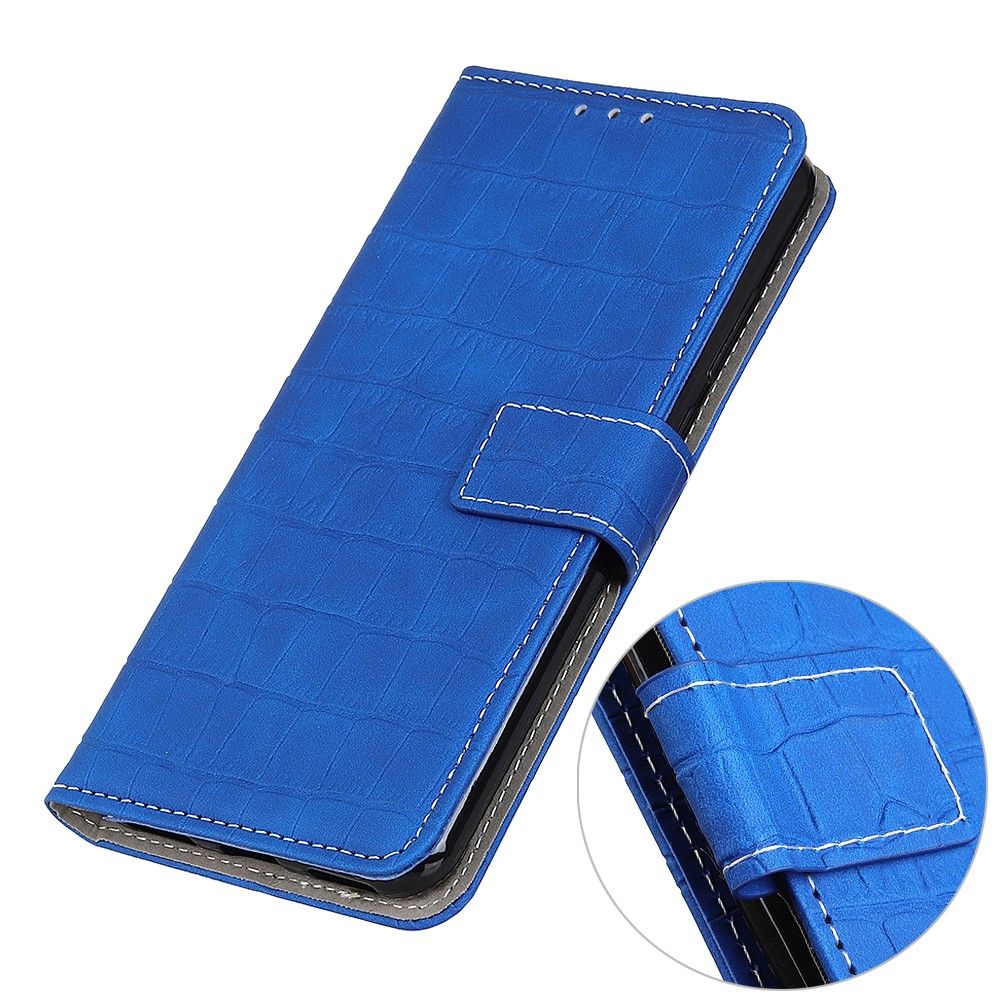 Case OPPO A9 (2020)/A5 (2020) #เคสฝาพับหนัง PU ลายหนังจระเข้แบบกระเป๋าสตางค์ Crocodile Texture PU Leather Stand Wallet